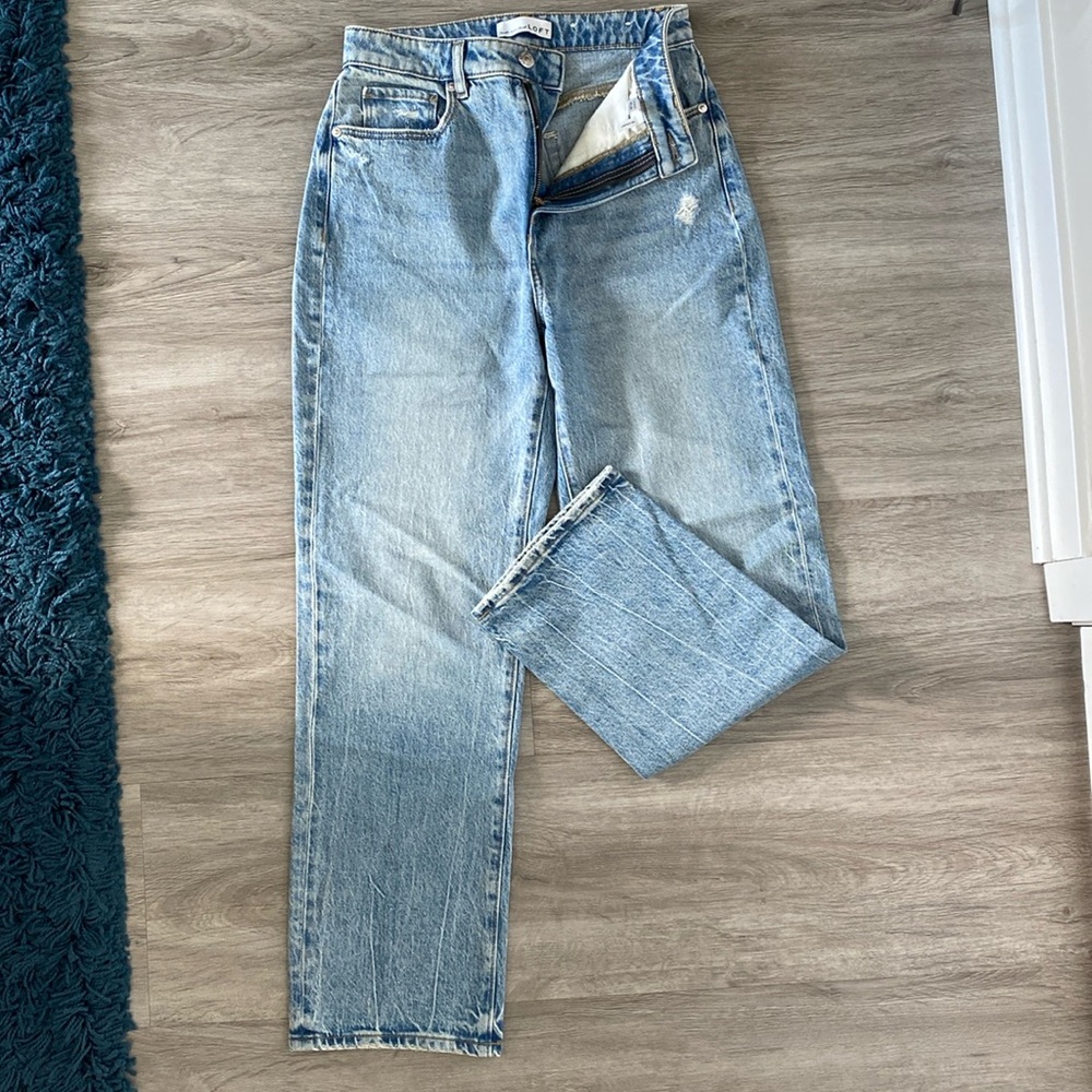Loft Light Blue Boyfriend Jeans Women’s Size 25